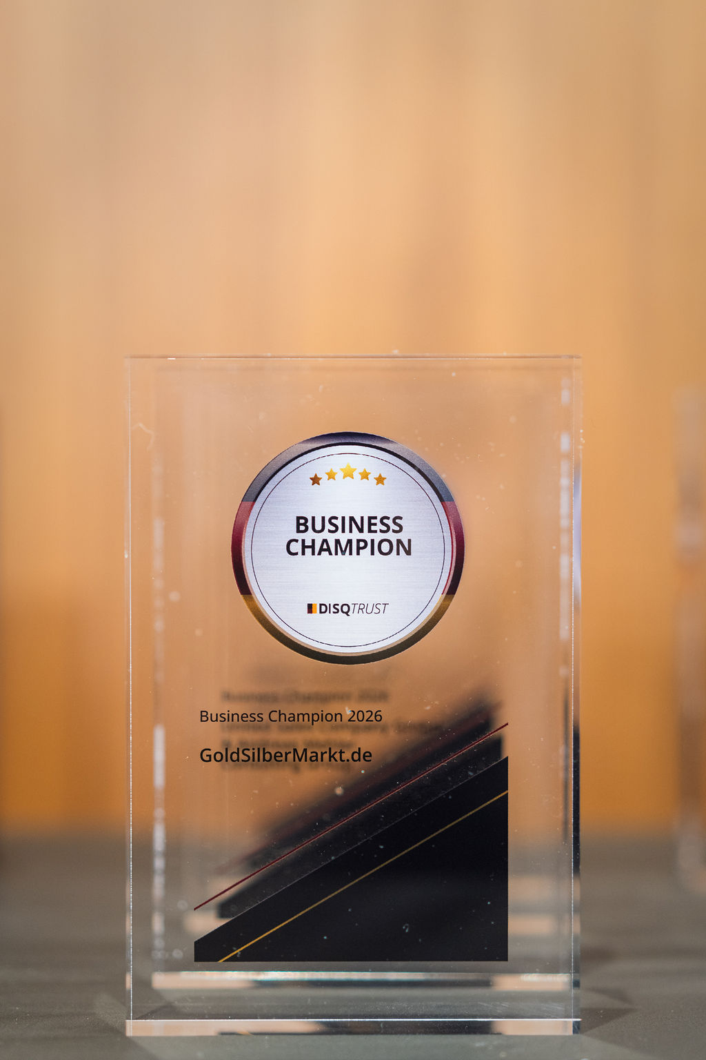 Business Champion award for goldsilbermarkt.de